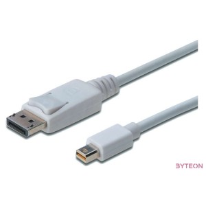 Digitus AK-340102-020-W DisplayPort kábel 2 M Mini DisplayPort Fehér