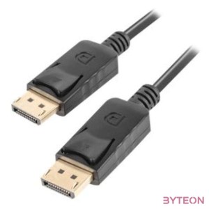 Lanberg CA-DPDP-10CC-0005-BK DisplayPort kábel 0,5 M Fekete