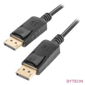 Lanberg CA-DPDP-10CC-0005-BK DisplayPort kábel 0,5 M Fekete