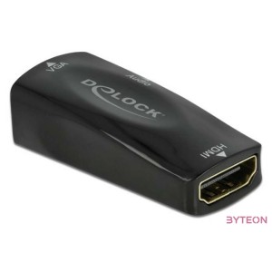 DeLOCK 66560 video átalakító kábel HDMI A-típus (Standard) VGA (D-Sub) Fekete