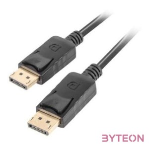 Lanberg CA-DPDP-10CC-0030-BK DisplayPort kábel 3 M Fekete