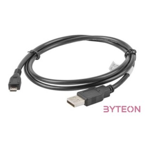 Lanberg CA-USBM-10CC-0010-BK USB kábel 1 M USB 2.0 Micro-USB B USB A Fekete