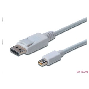 Digitus AK-340102-020-W DisplayPort kábel 2 M Mini DisplayPort Fehér