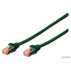 Digitus 2m Cat6 S-FTP hálózati kábel Zöld S,FTP (S-STP)