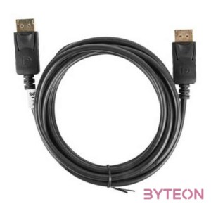 Lanberg CA-DPDP-10CC-0030-BK DisplayPort kábel 3 M Fekete
