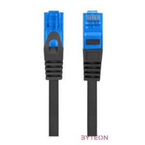 Lanberg PCF6A-10CC-0150-BK hálózati kábel Fekete 1,5 M Cat6a S,FTP (S-STP)