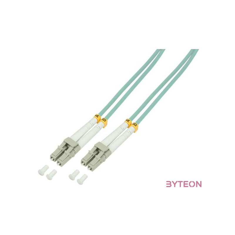 LogiLink 10m, LC - LC száloptikás kábel OM3 Kék