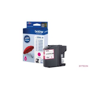 Brother LC225XLM - Bíbor, nagy kapacitású