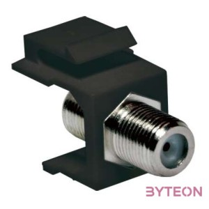 LogiLink NK0018B vezeték csatlakozó F-Type Fekete