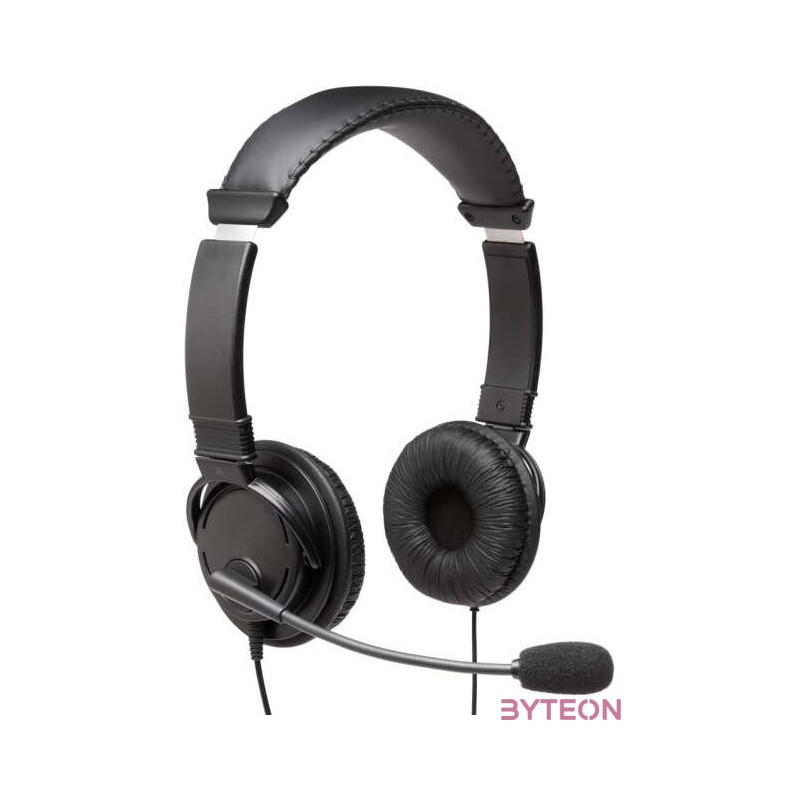 Kensington K97601WW fejhallgató és headset Vezetékes Fejpánt Calls,Music USB A típus Fekete