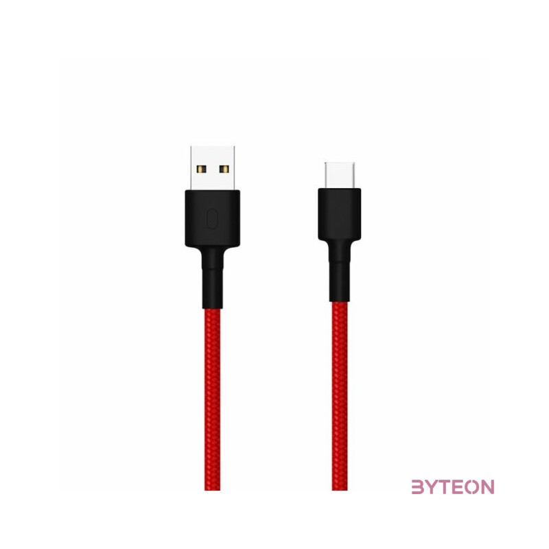 Xiaomi SJV4110GL USB kábel 1 M USB A USB C Fekete, Vörös