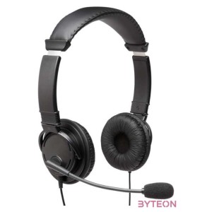 Kensington K97601WW fejhallgató és headset Vezetékes Fejpánt Calls,Music USB A típus Fekete