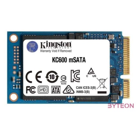 Kingston SSDNow KC600 512GB (mSATA)