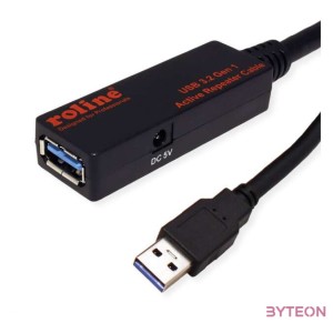 ROLINE 12.04.1071 USB kábel 15 M USB 3.2 Gen 1 (3.1 Gen 1) USB A Fekete