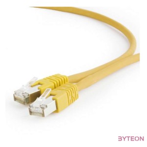 Gembird PP6A-LSZHCU-Y-2M hálózati kábel Sárga Cat6 S,FTP (S-STP)
