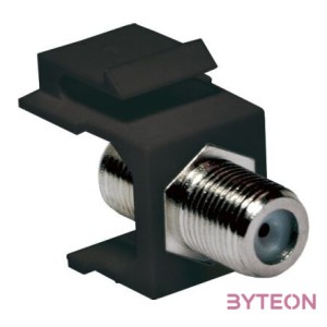 LogiLink NK0018B vezeték csatlakozó F-Type Fekete