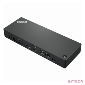 Lenovo 40B00300EU dokkoló állomás és port replikátor Vezetékes Thunderbolt 4 Fekete, Vörös