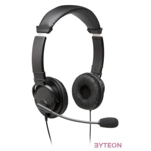 Kensington K97601WW fejhallgató és headset Vezetékes Fejpánt Calls,Music USB A típus Fekete