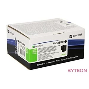 Lexmark 74C2SK0 festékkazetta Eredeti Fekete 1 dB