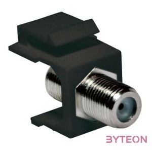 LogiLink NK0018B vezeték csatlakozó F-Type Fekete