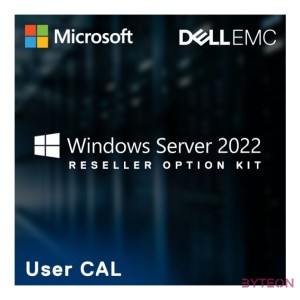 DELL 5-pack of Windows Server 2022,2019 User CALs (STD or DC) Cus Kit Client Access License (CAL) 5 licenc(ek) Licenc