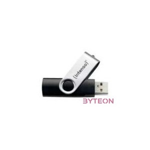 Intenso Basic Line USB flash meghajtó 16 GB USB A típus 2.0 Fekete, Ezüst