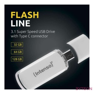 Intenso Basic Line USB flash meghajtó 16 GB USB A típus 2.0 Fekete, Ezüst