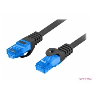 Lanberg PCF6A-10CC-0150-BK hálózati kábel Fekete 1,5 M Cat6a S,FTP (S-STP)