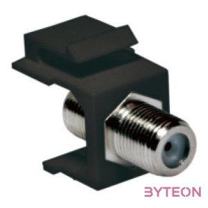 LogiLink NK0018B vezeték csatlakozó F-Type Fekete