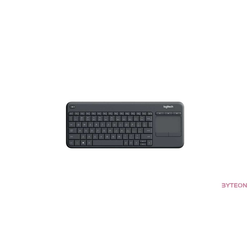 Logitech K400 Plus Touch (ENG, Vez.nélküli) - Fekete
