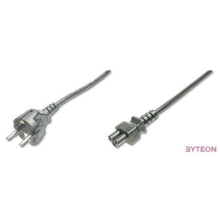 Digitus AK-440103-018-S tápkábel Fekete 1,8 M CEE7,7 C5 csatlakozó