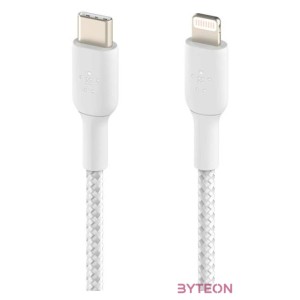 Belkin CAA004BT2MWH Lightning kábel 2 M Fehér