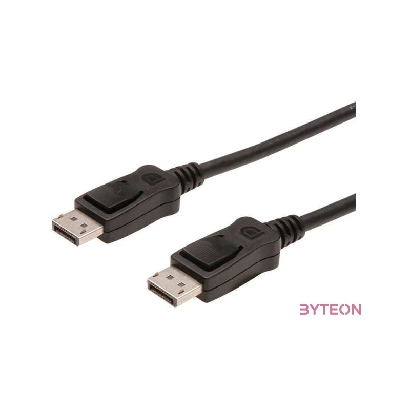 Digitus AK-340103-030-S video átalakító kábel 3 M DisplayPort Fekete