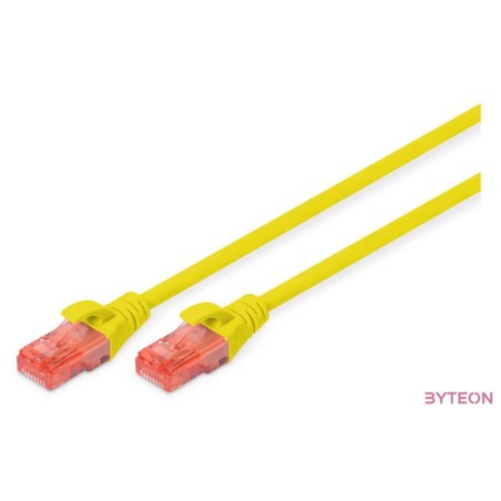 Digitus DK-1617-050,Y hálózati kábel Sárga 5 M Cat6 U,UTP (UTP)