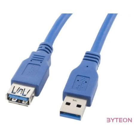 Lanberg CA-US3E-10CC-0018-B USB kábel 1,8 M USB A Kék