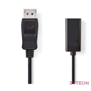Nedis CCGB37150BK02 video átalakító kábel 0,2 M DisplayPort HDMI A-típus (Standard) Fekete