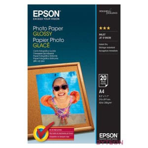 Epson Photo Paper Glossy fotópapír A4 Fehér Fényes