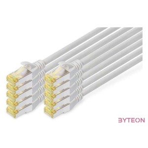 ASSMANN Electronic CAT6A S,FTP hálózati kábel Szürke 0,5 M S,FTP (S-STP)