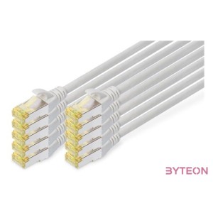 ASSMANN Electronic CAT6A S,FTP hálózati kábel Szürke 0,5 M S,FTP (S-STP)