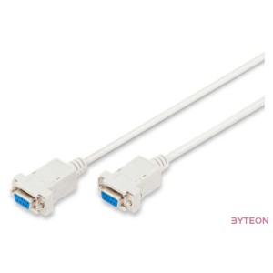 Digitus D-Sub9 - D-Sub9 F,F 1.8m VGA kábel 1,8 M VGA (D-Sub) Bézs