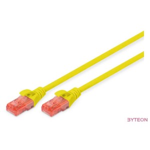Digitus DK-1617-050,Y hálózati kábel Sárga 5 M Cat6 U,UTP (UTP)