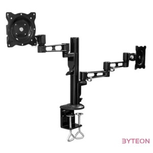 LogiLink BP0074 asztali TV konzol 66 cm (26) Rögzítőelemes Fekete