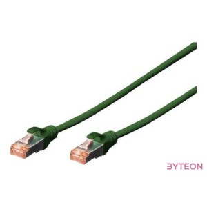 Digitus 2m Cat6a S,FTP hálózati kábel Zöld S,FTP (S-STP)