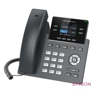 Grandstream Networks GRP2612P IP telefon Fekete 2 sorok TFT