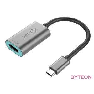 i-tec Metal C31METALHDMI60HZ video átalakító kábel 0,15 M USB C-típus HDMI Szürke, Türkizkék