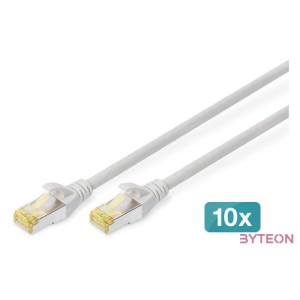ASSMANN Electronic CAT6A S,FTP hálózati kábel Szürke 3 M S,FTP (S-STP)