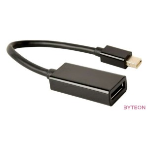 Gembird A-mDPM-DPF4K-01 0,15 M Mini DisplayPort DisplayPort Fekete