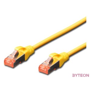Digitus DK-1644-005,Y hálózati kábel Sárga 0,5 M Cat6 S,FTP (S-STP)