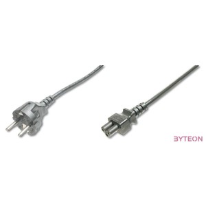 Digitus AK-440103-018-S tápkábel Fekete 1,8 M CEE7,7 C5 csatlakozó