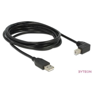 DeLOCK 3m, USB 2.0-A - USB 2.0-B USB kábel USB A USB B Fekete
